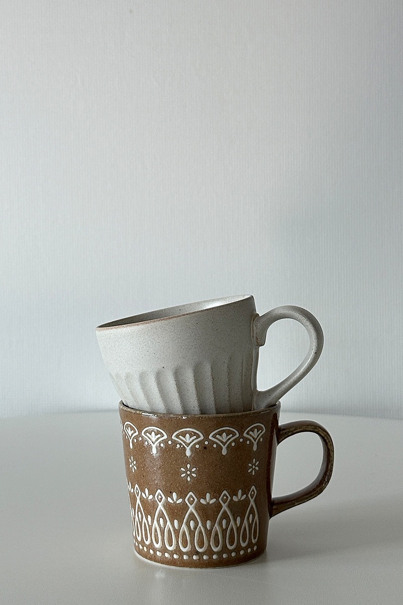 Clam &amp; Pattern Mug Cup